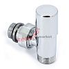 Вентиль обратный Carlo Poletti New-Smart угловой НН 1/2&amp;quot; х М24 х 19 цвет хром (V77210B)