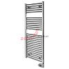 Электрический полотенцесушитель Zehnder Aura PBECZ-120-050/MQ Chrome/патрон Musa Chrome