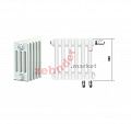 Радиатор Zehnder Charleston Completto CH 4035/03 V001 ½ RAL 9016