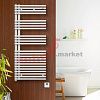 Электрический полотенцесушитель Zehnder Forma Asym LFAER-120-50/GD RAL 9016 белый