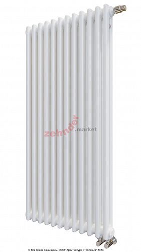 Радиатор Zehnder Charleston Completto 2110/12 V001 1/2 RAL 9016 нижнее подключение