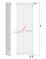 Радиатор Zehnder Charleston Completto CH 2200/05 V001 ½  RAL 9016