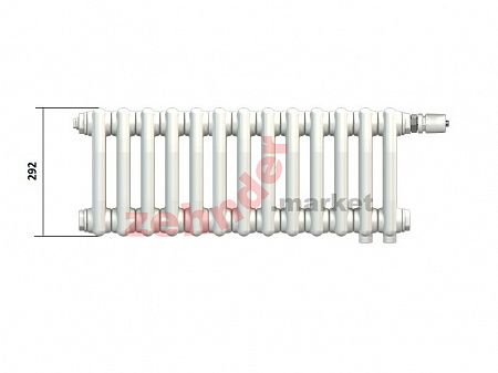 Радиатор Zehnder Charleston Completto CH 2030/18 V001 ½ RAL 9016