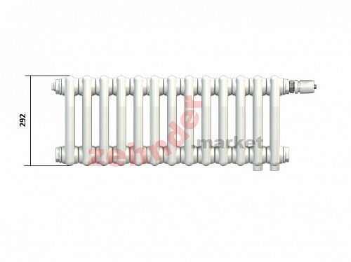 Радиатор Zehnder Charleston Completto CH 2030/18 V001 ½ RAL 9016
