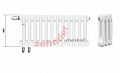 Радиатор Zehnder Charleston Completto CH 2045/10 V001 ½ RAL 9016