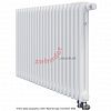Радиатор Zehnder Charleston Completto 2056/22 V001 1/2 RAL 9016 нижнее подключение