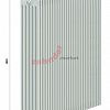 Радиатор Zehnder Charleston CH 6280/04 1270 ¾ RAL 9016