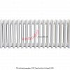 Радиатор Zehnder Charleston Completto 3030/26 V001 1/2 RAL 9016 нижнее подключение (с кронштейнами CVD1+BH)