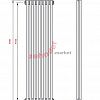Радиатор Zehnder Charleston CH 2180/08 1270 ¾ Technoline 0325 TL