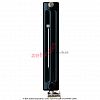 Радиатор Zehnder Charleston Completto 3057/26 V001 1/2 RAL 9217 matt Чёрный нижнее подключение