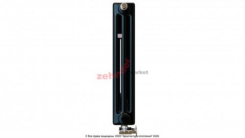 Радиатор Zehnder Charleston Completto 3057/26 V001 1/2 RAL 9217 matt Чёрный нижнее подключение