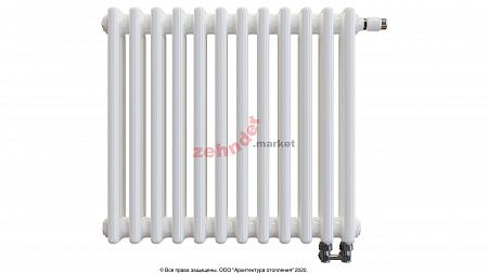 Радиатор Zehnder Charleston Completto 3050/12 V001 1/2 RAL 9016 нижнее подключение (с кронштейнами CVD1+BH)