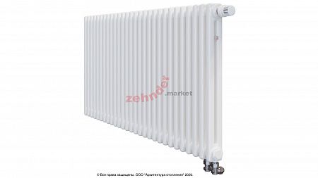 Радиатор Zehnder Charleston Completto 2056/28 V001 1/2 RAL 9016 нижнее подключение
