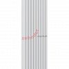Вертикальный радиатор Zehnder Charleston 2200/10 1270 1/2 RAL 9016 боковое подключение (с кронштейнами SMB2T)