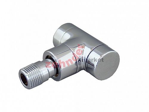 1166052 Oventrop Combi E вентиль на обр. подводку Ду15, 1/2&quot;, PN10, угловой, хром