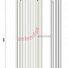 Радиатор Zehnder Charleston CH 3300/15 1270 ¾ RAL 9016