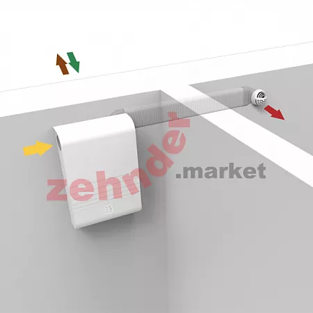 Вентиляционная установка Zehnder ComfoSpot 50, панель из нержавеющей стали