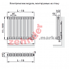 Электрический радиатор Zehnder Charleston Nosta NZ-060-103/GF