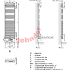 Полотенцесушитель Zehnder Forma Spa LFD-120-060-05 RAL 9016 белый