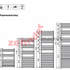Полотенцесушитель Zehnder Forma Spa LFD-150-050 RAL 9016 белый