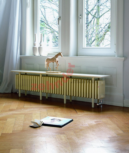 Радиатор-скамейка Zehnder Charleston Bench CB6026-35 N1270 RAL 9016