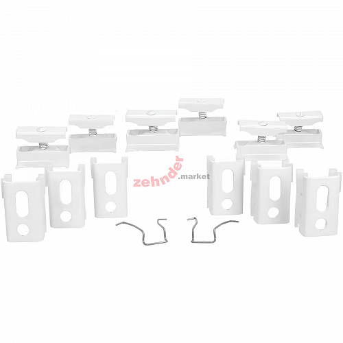 Радиатор Zehnder Charleston 2050/32 1270 1/2 RAL 9016 боковое подключение (с кронштейнами CVD1+BH)